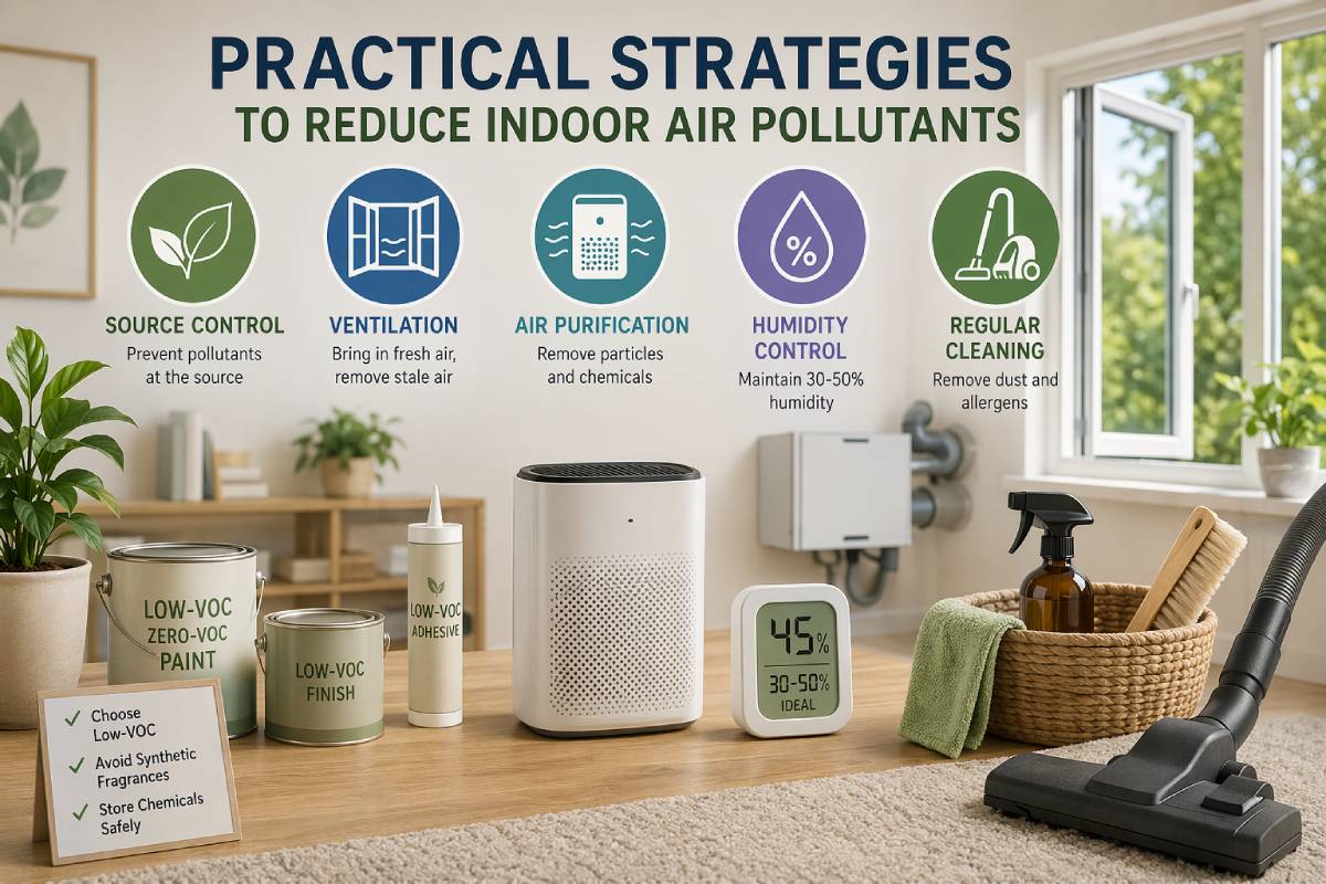 Practical Strategies To Reduce Indoor Air Pollutants