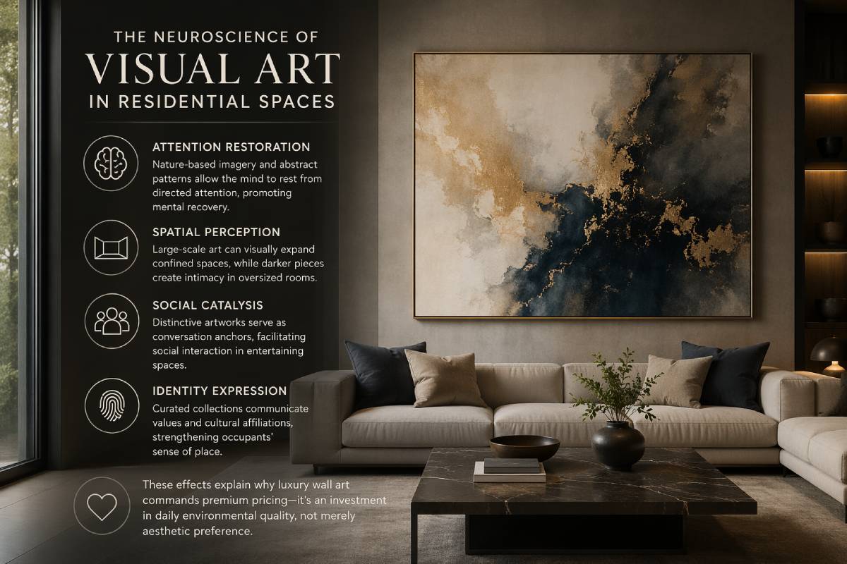 The Neuroscience Of Visual Art In Residential Spaces
