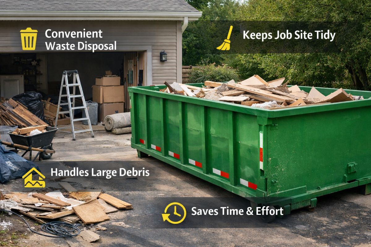 Ways A Residential Dumpster Rental Makes Your Home Project Easier