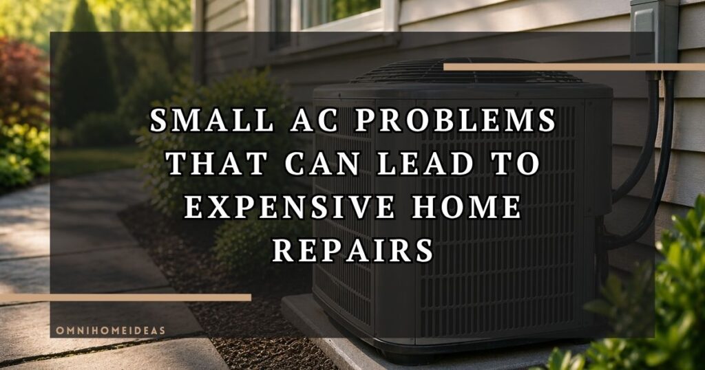 Why Small AC Problems Often Turn Into Expensive Home Repairs