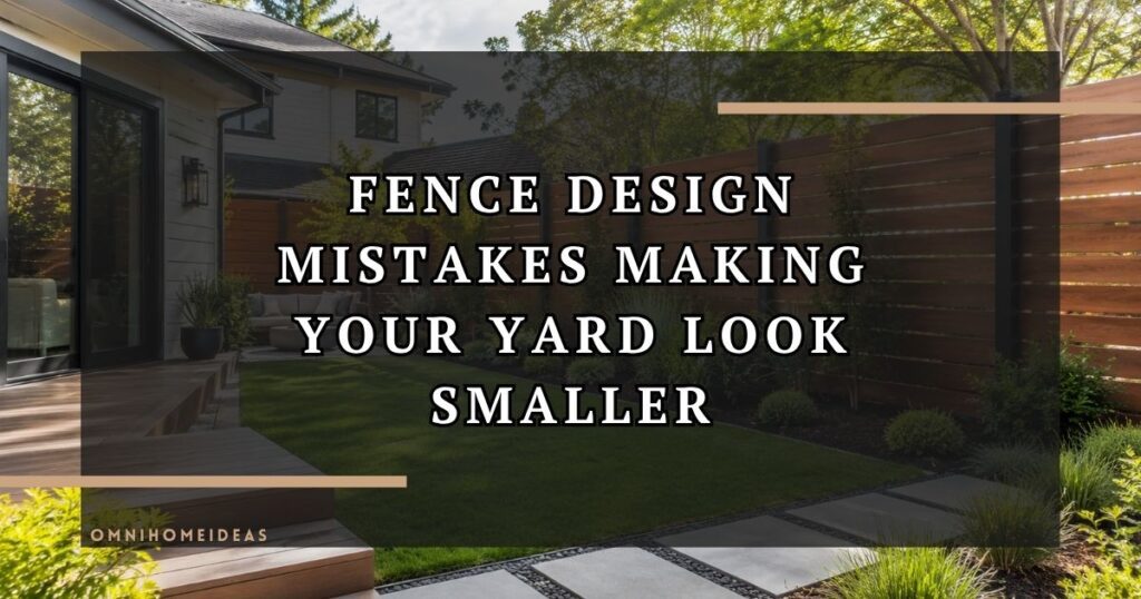 7 Fence Design Mistakes That Can Make A Backyard Feel Smaller