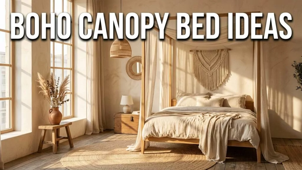 Boho Canopy Bed Ideas Featured