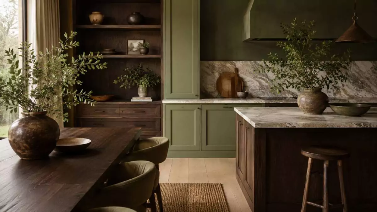 Earthy Greens And Rich Browns