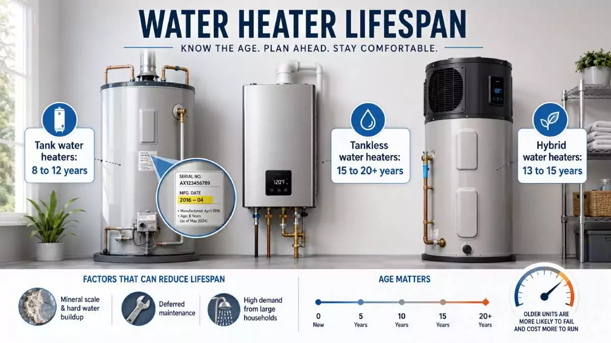 How Long Water Heaters Actually Last