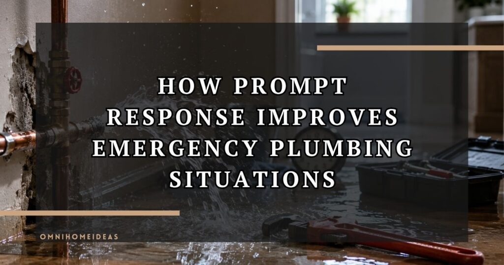 How Prompt Response Improves Emergency Plumbing Situations