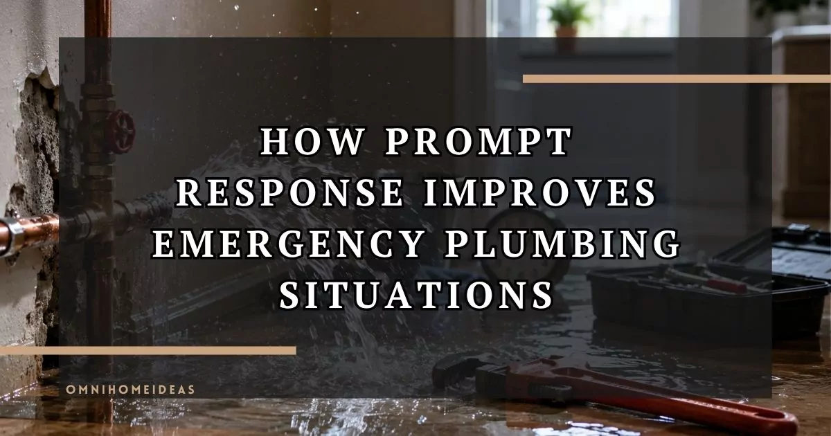 How Prompt Response Improves Emergency Plumbing Situations