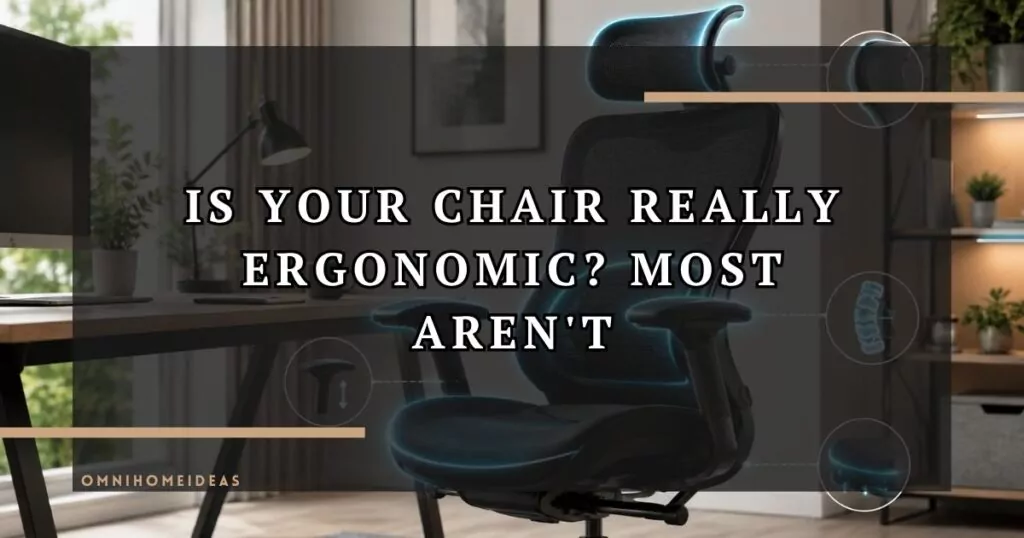 Is Your Chair Really Ergonomic