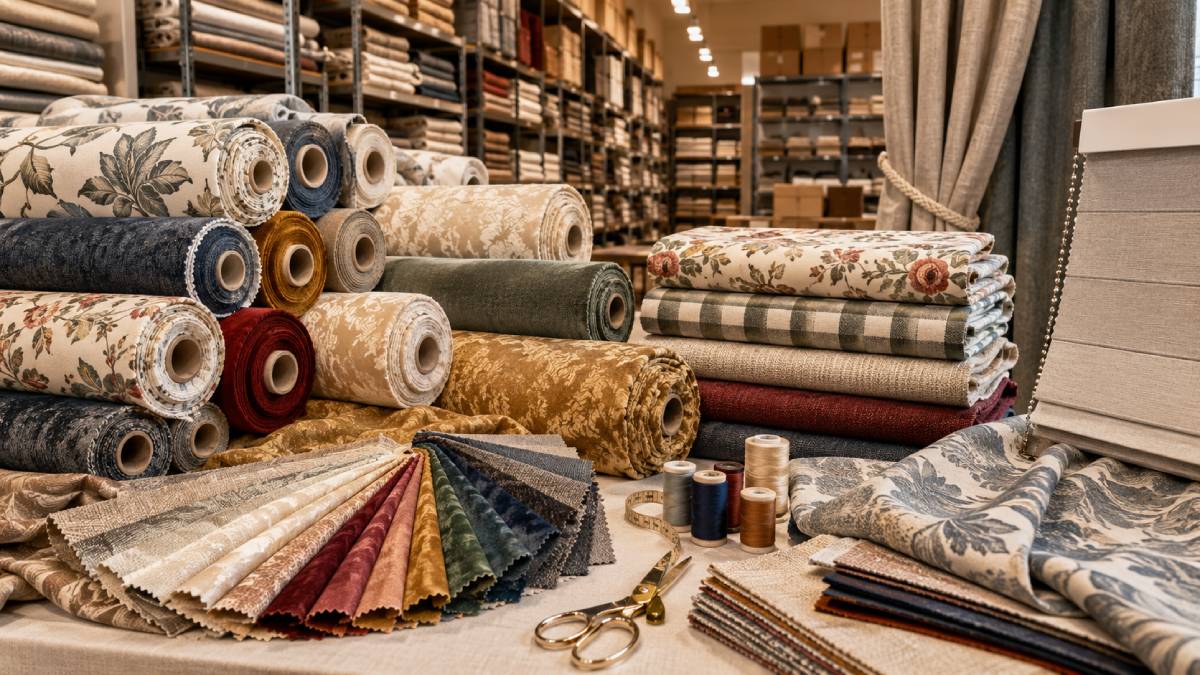 Large Fabric Inventory Supports Both DIY And Bespoke Projects
