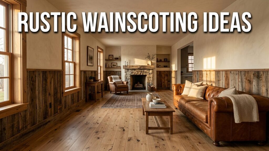 Rustic Wainscoting Ideas Featured
