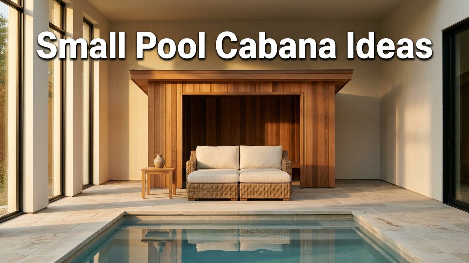 Small Pool Cabana Ideas