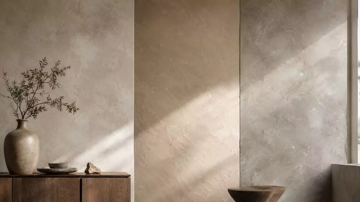 Textured Finishes Are Replacing Flat Paint