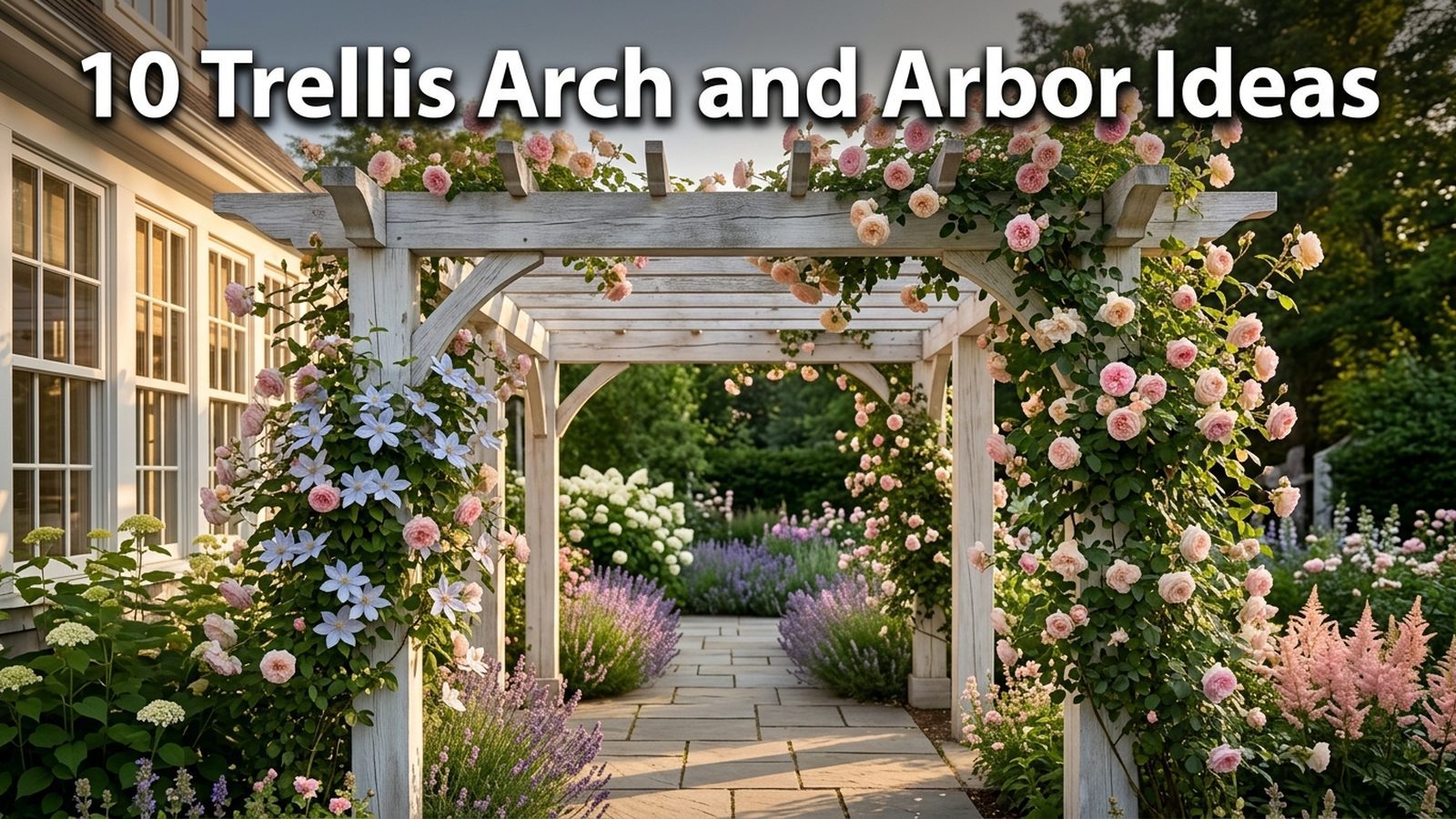 Trellis Arch And Arbor Ideas Featured
