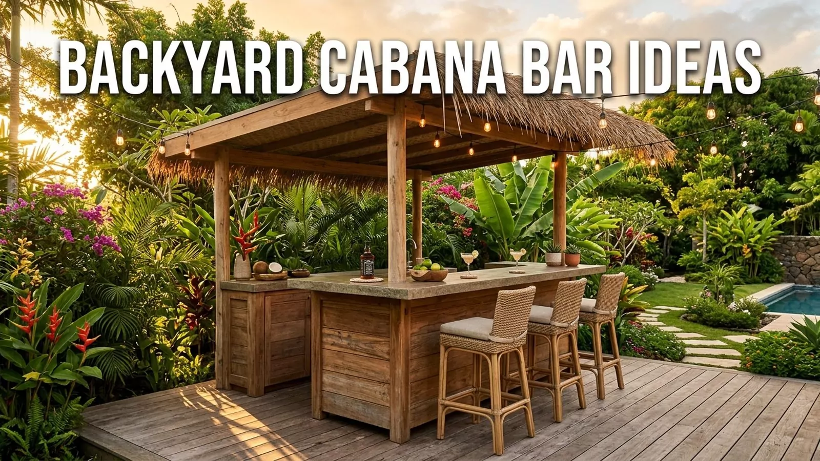 Backyard Cabana Bar Ideas Featured