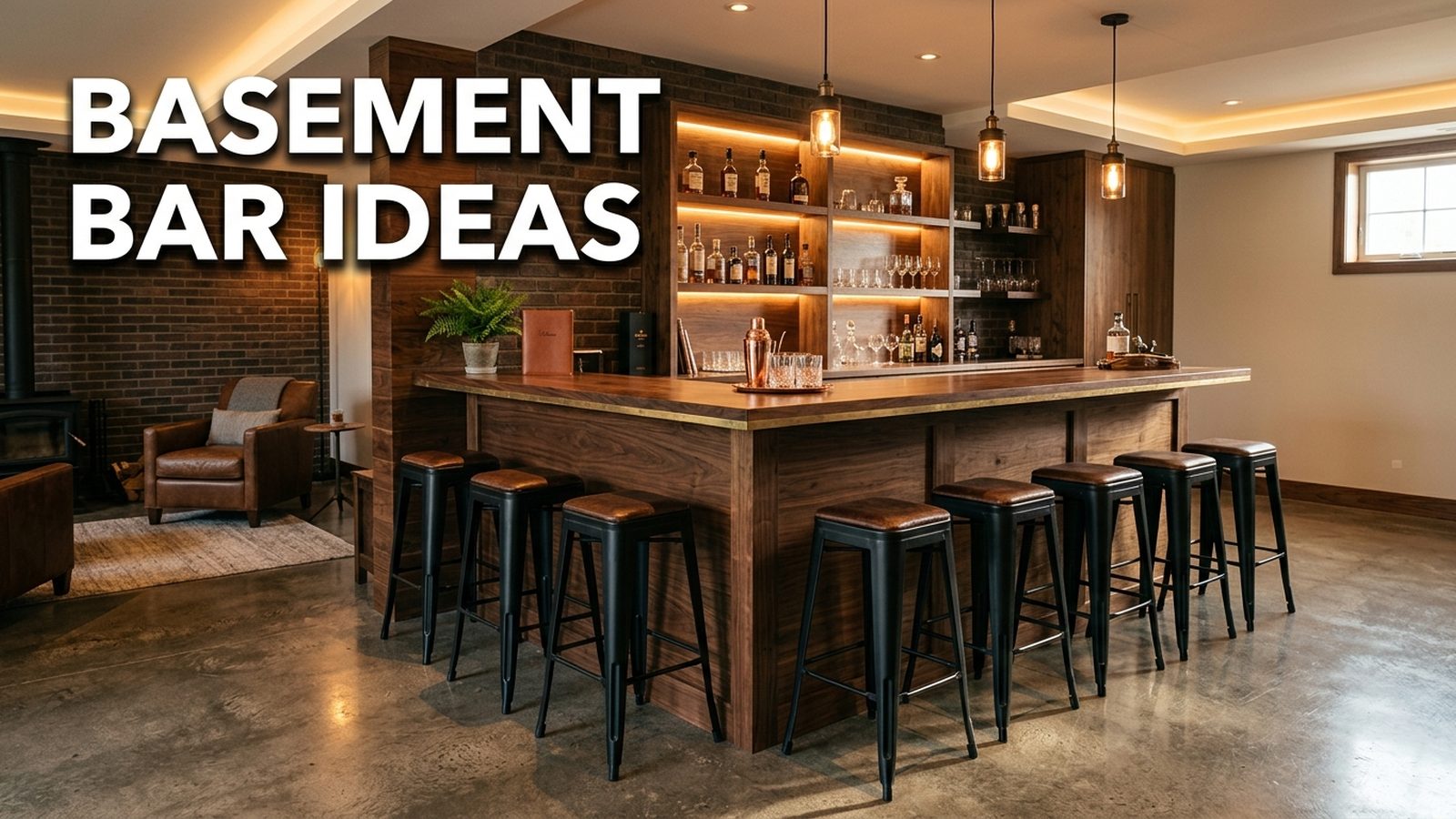 Basement Bar Ideas Featured