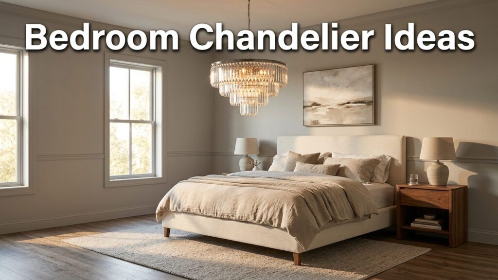 Bedroom Chandelier Ideas Featured