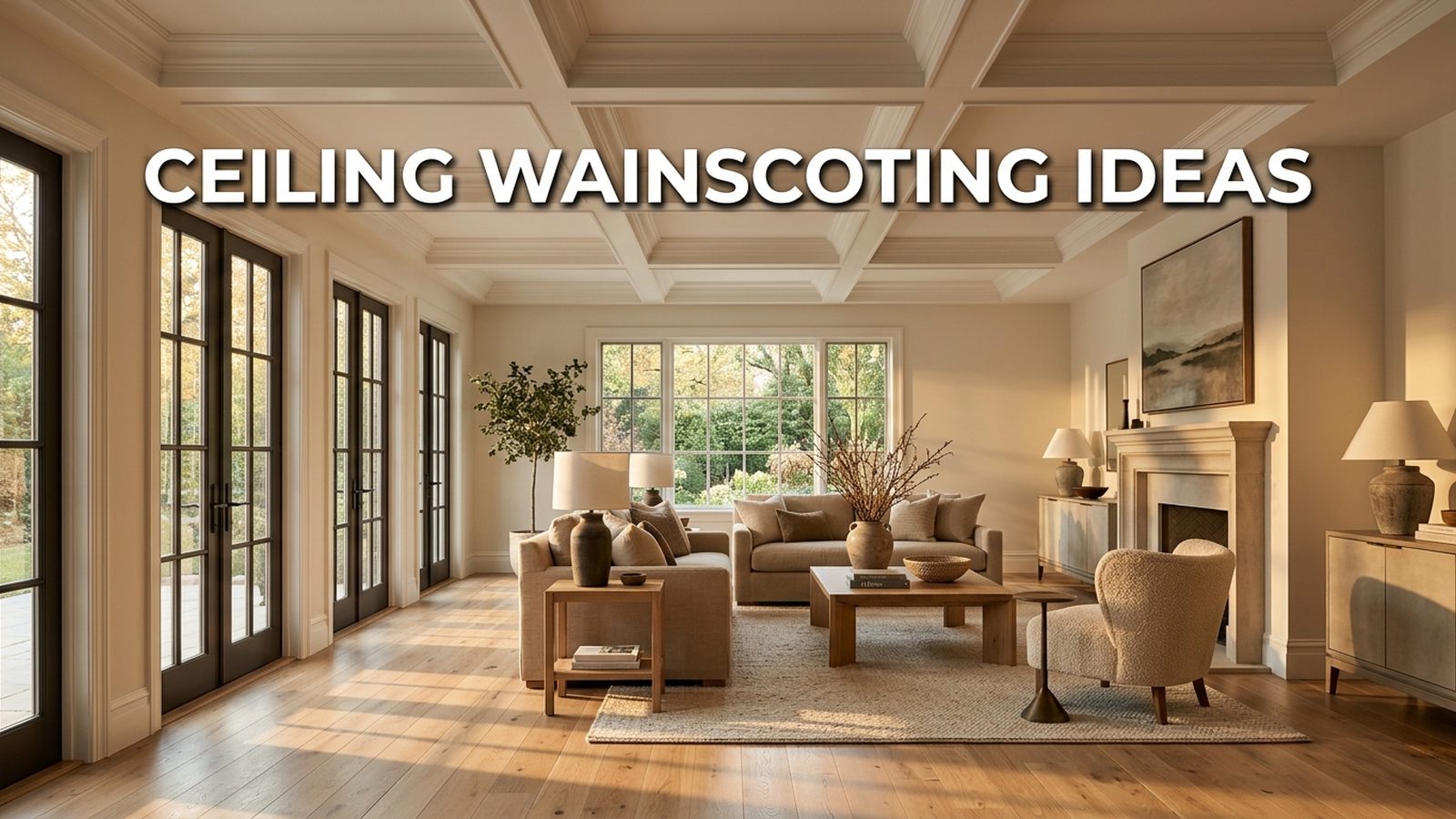 Ceiling Wainscoting Ideas