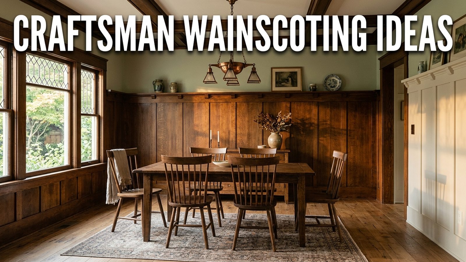 Craftsman Wainscoting Ideas Featured
