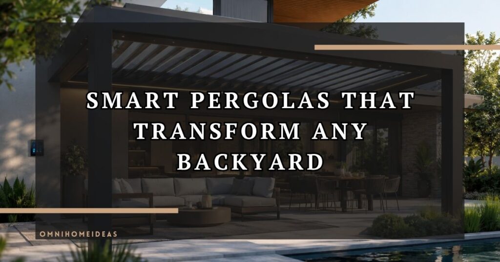 Motorized Louvered Pergolas Smart Technology For Modern Outdoor Spaces