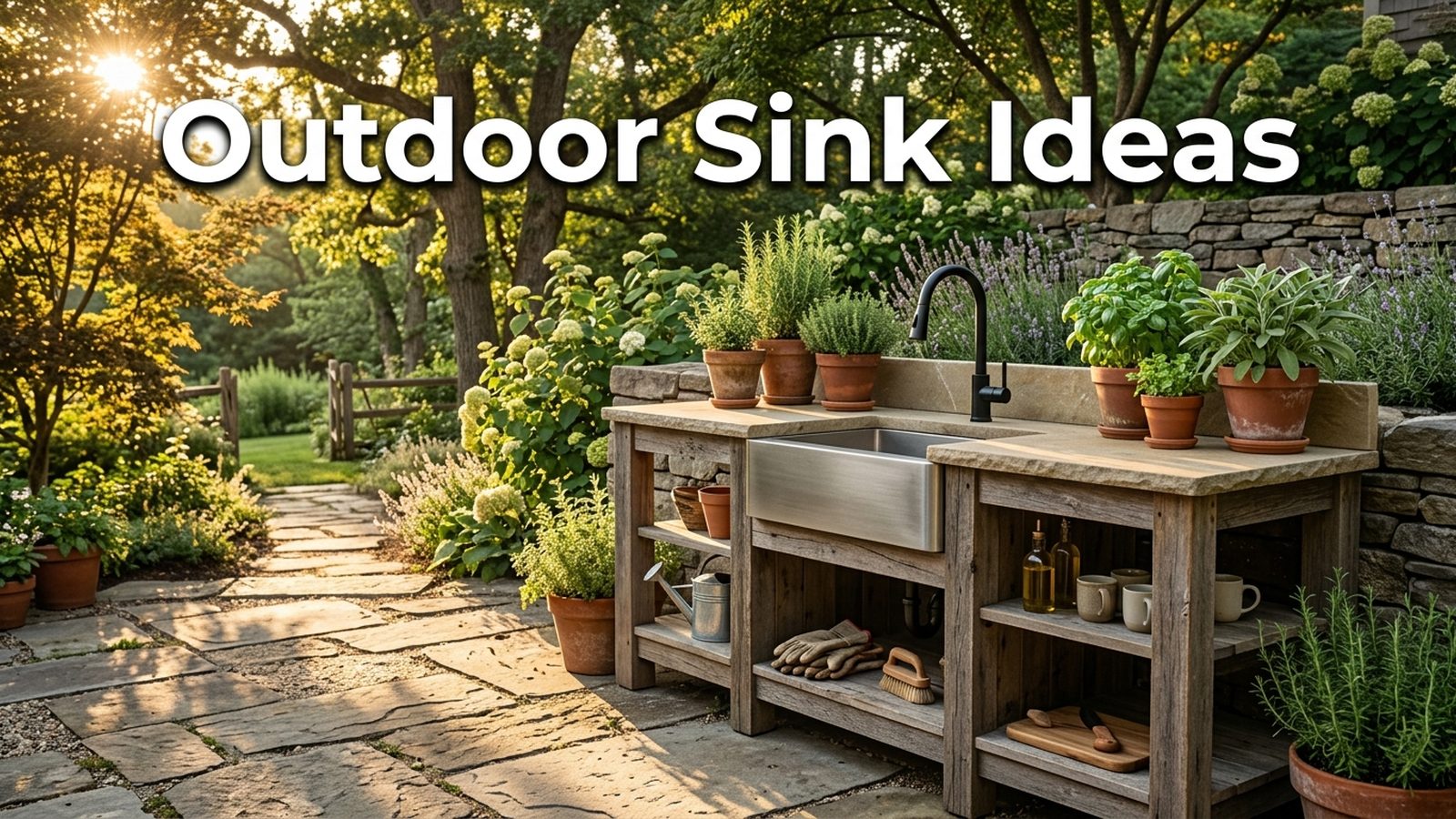 Outdoor Sink Ideas Featured