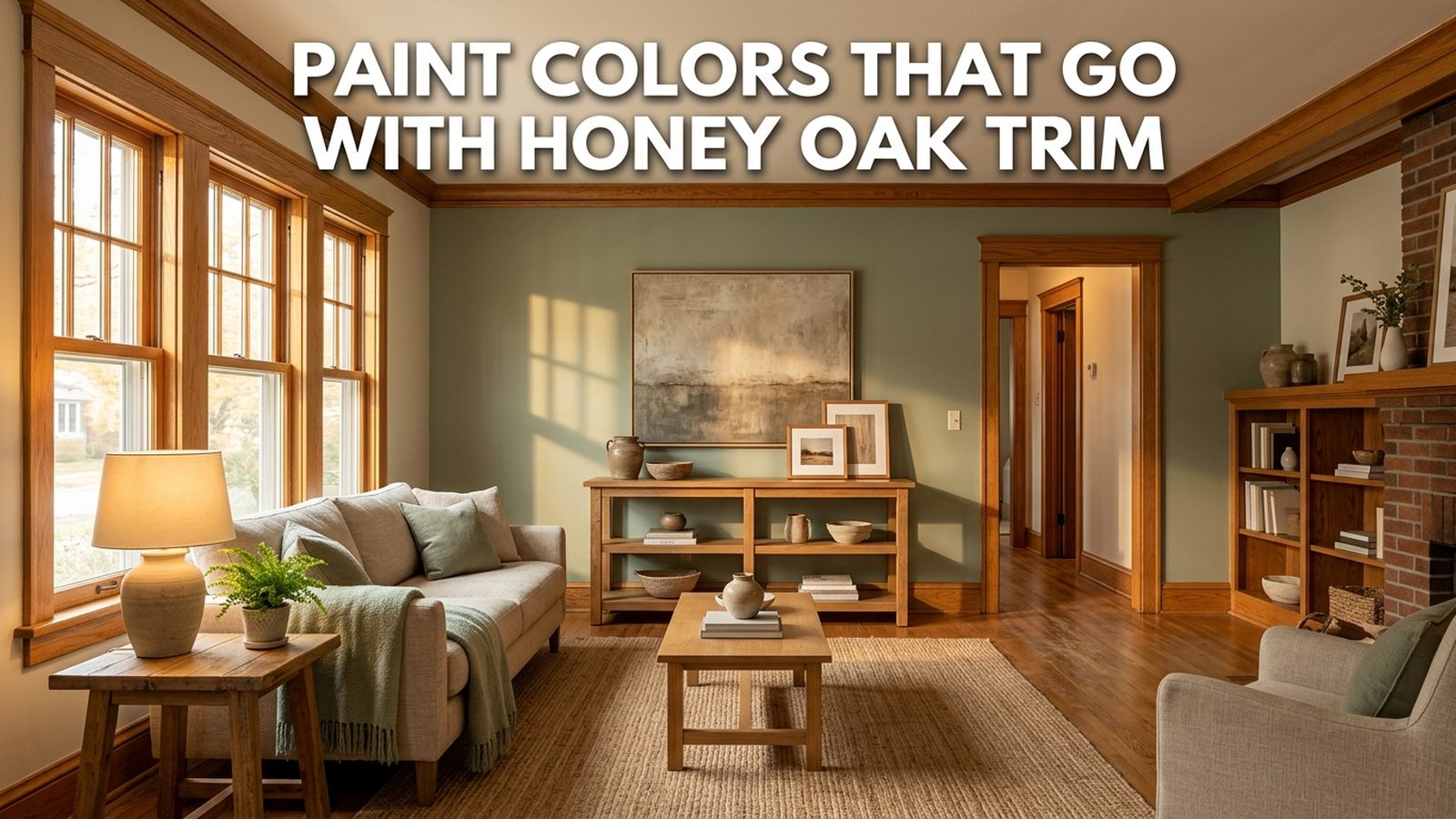 Paint Colors That Go With Honey Oak Trim Featured