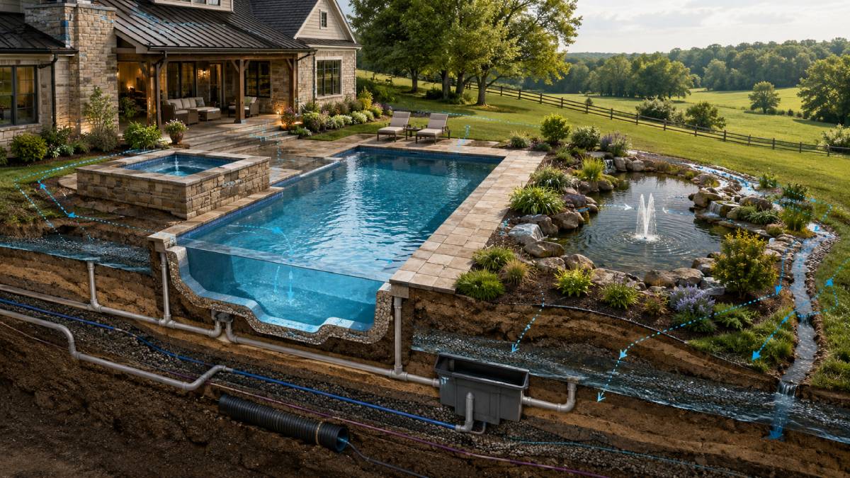 Pools, Hot Tubs, And Large Water Features