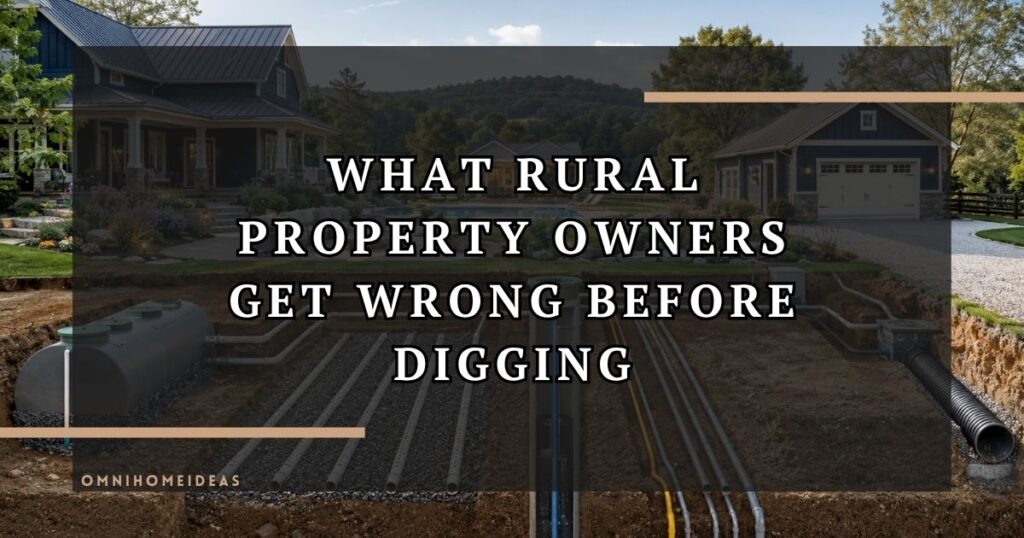 The Outdoor Home Projects Rural Property Owners Should Never Start Without Checking Underground Infrastructure First