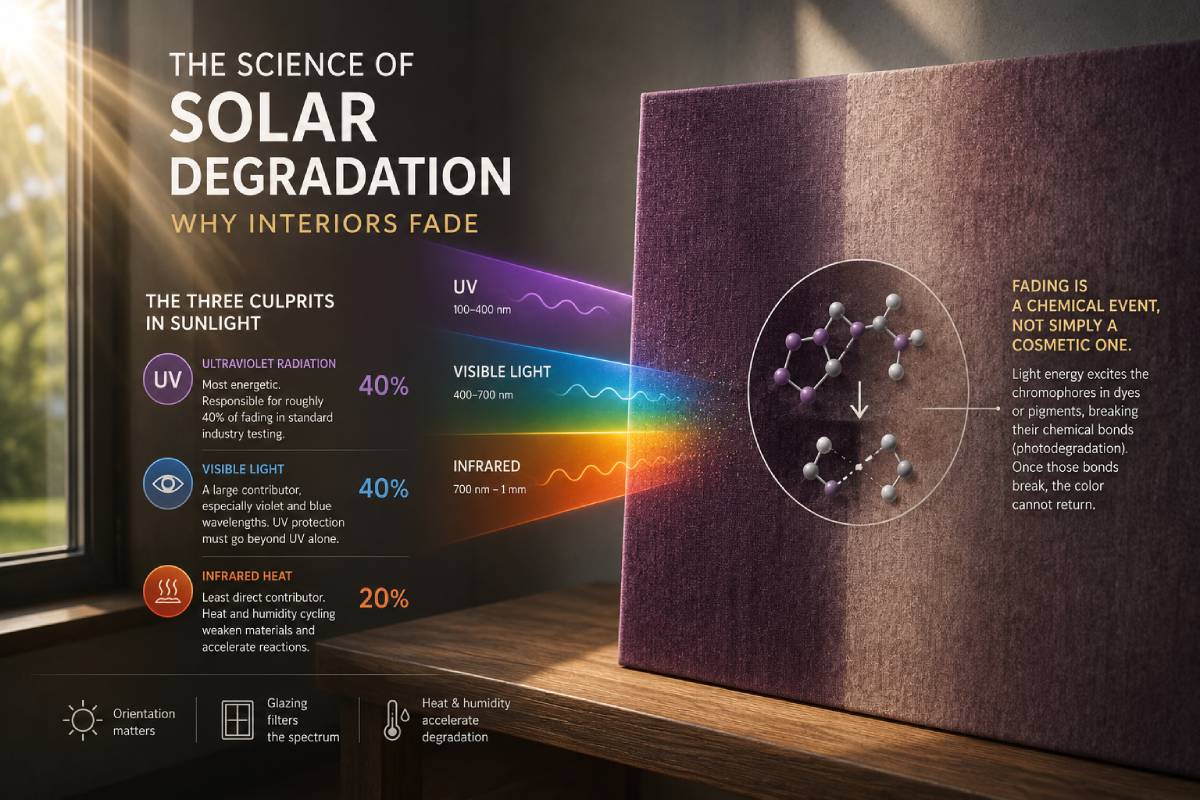 The Science Of Solar Degradation Why Interiors Fade