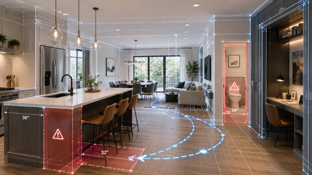 A Digital Walkthrough Reveals Layout Problems Early