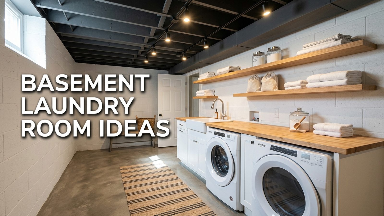 Basement Laundry Room Ideas