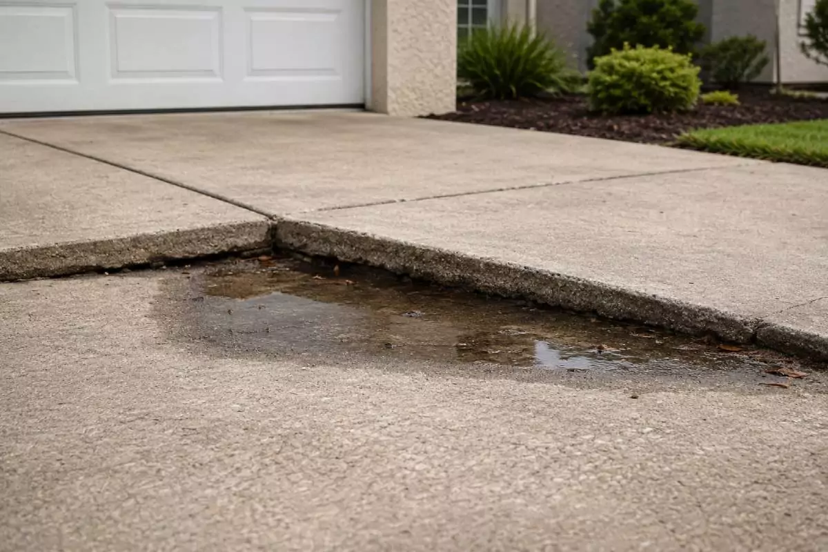 Check Your Driveway For Settlement