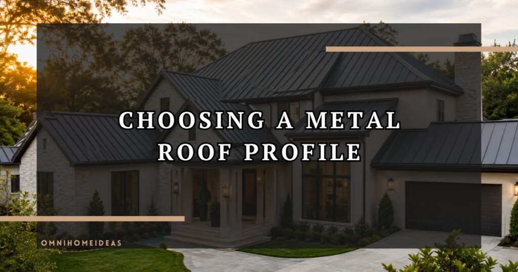 Choosing Metal Roofing Profiles For Houston Area Homes
