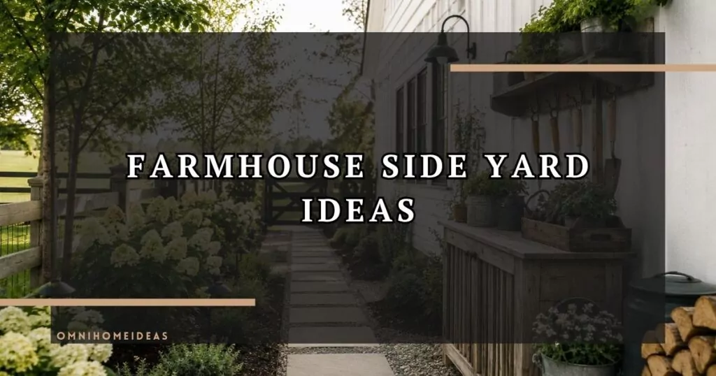 Farmhouse Side Yard Ideas For A Beautiful And Functional Outdoor Space