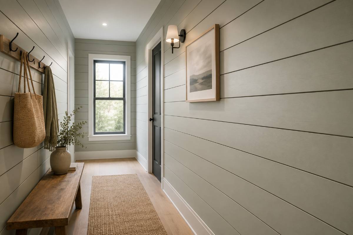 Horizontal Boarding To Widen A Narrow Space