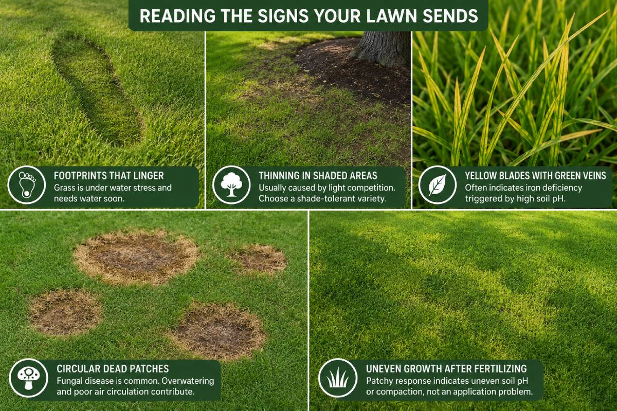 Reading The Signs Your Lawn Sends