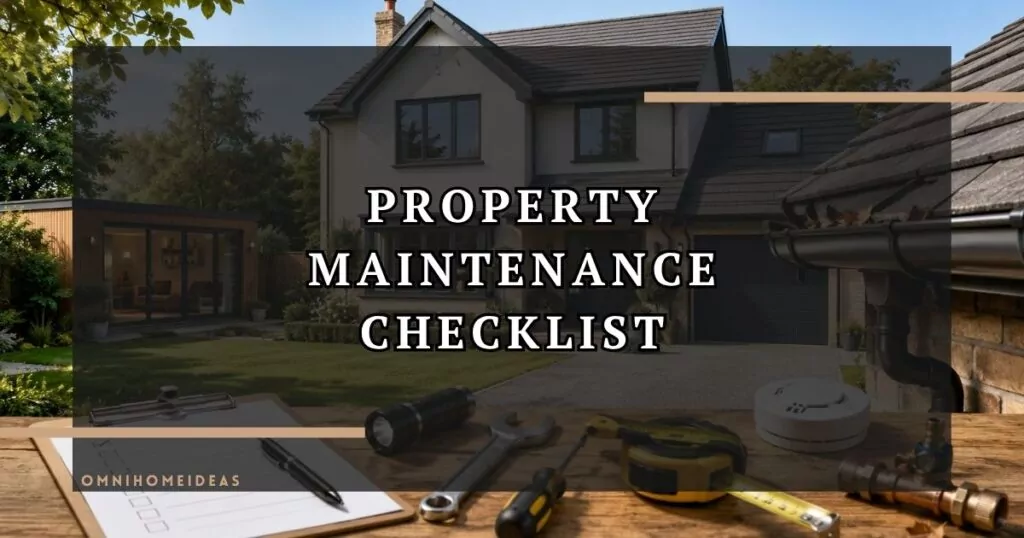 The Ultimate Property Maintenance Checklist For Homeowners And Landlords