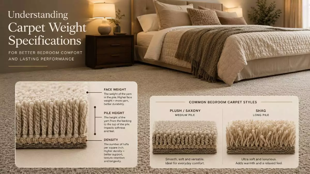 Understanding Textile Weight Specifications For Bedroom Carpet