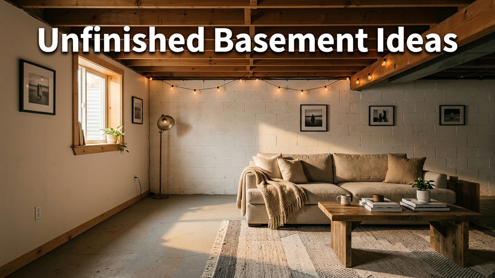 Unfinished Basement Ideas
