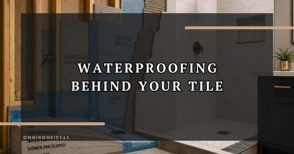 Bathroom Remodel Waterproofing What Goes Behind The Tile