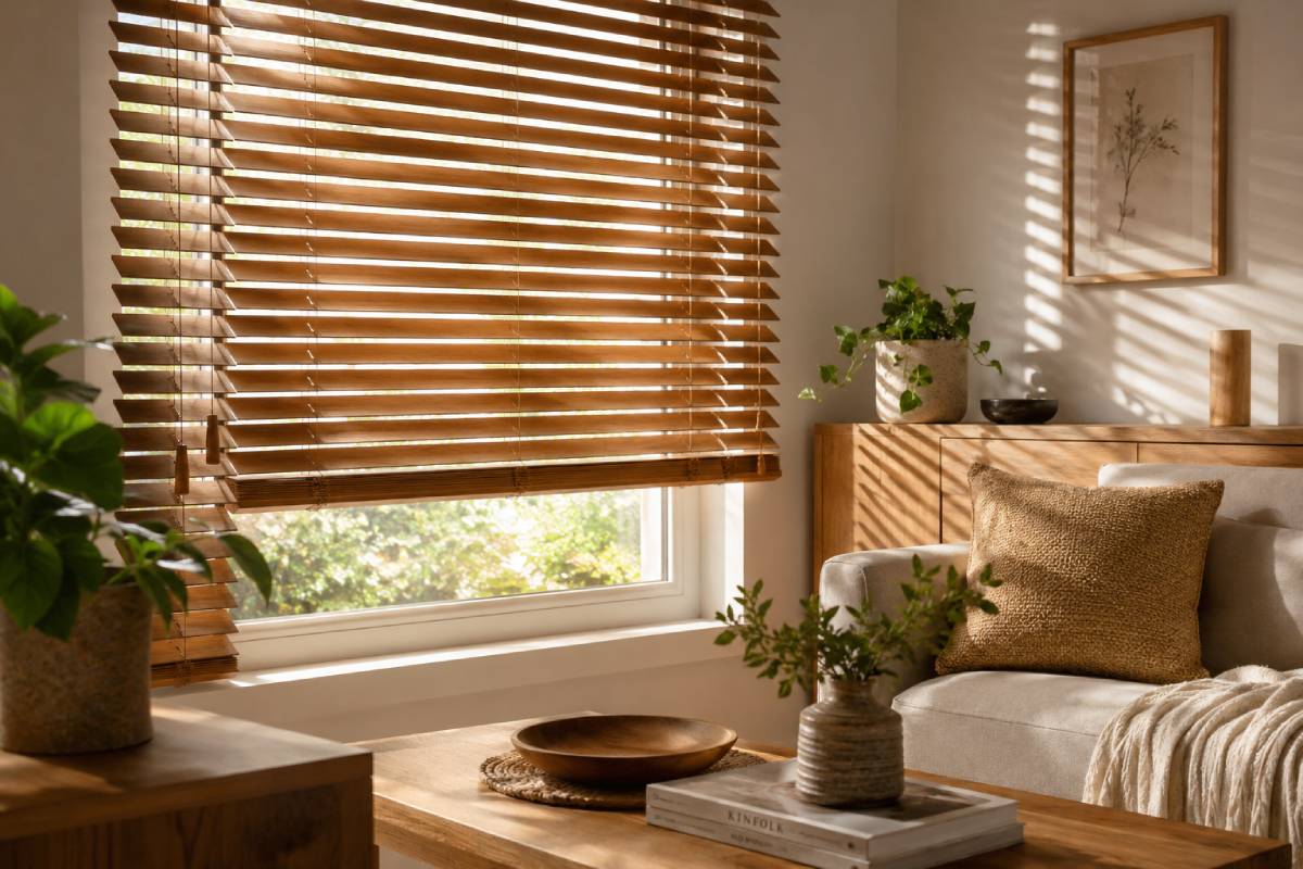 Bring Natural Warmth Indoors With Timber Venetian Blinds