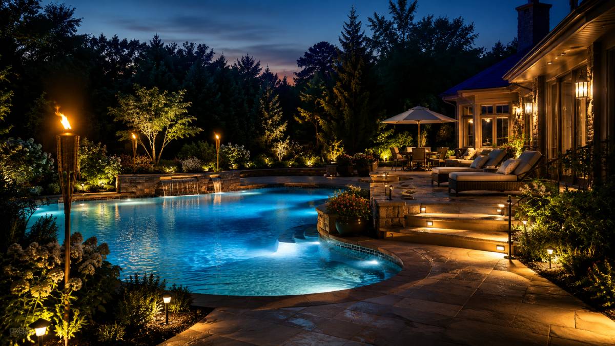 Bring The Pool And Patio To Life After Dark