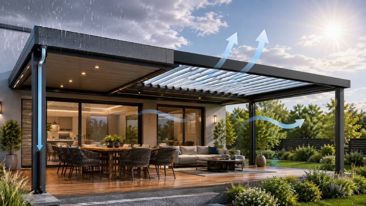 Design For Sun, Rain And Airflow