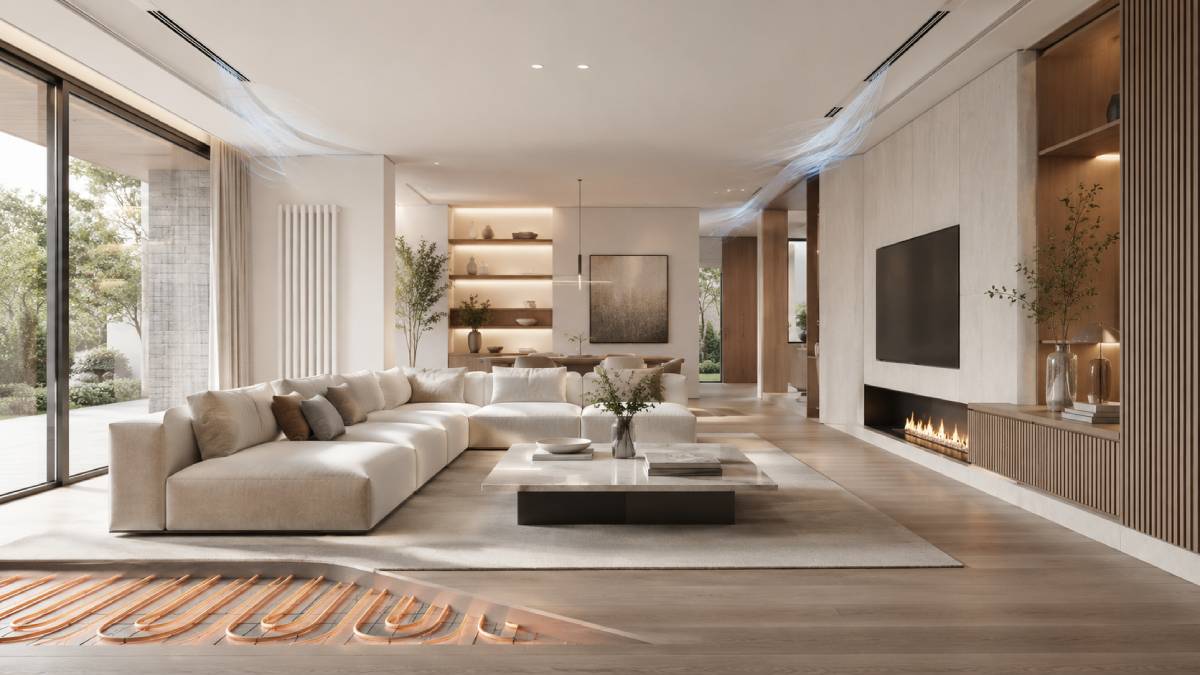 Discreet Heating And Cooling Features