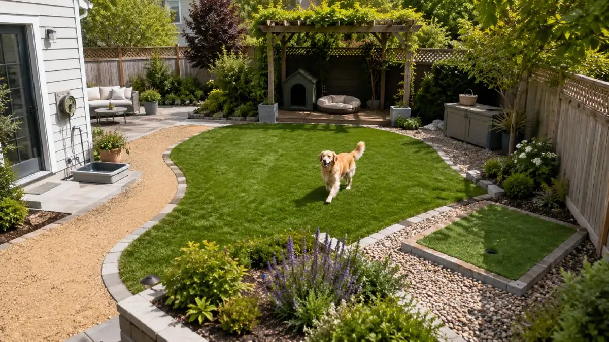 Divide The Yard Into Practical Zones