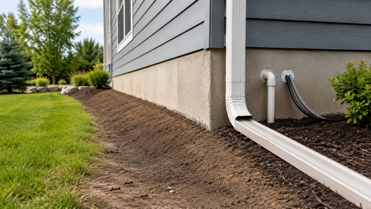 Foundation And Drainage Work That Pulls Double Duty