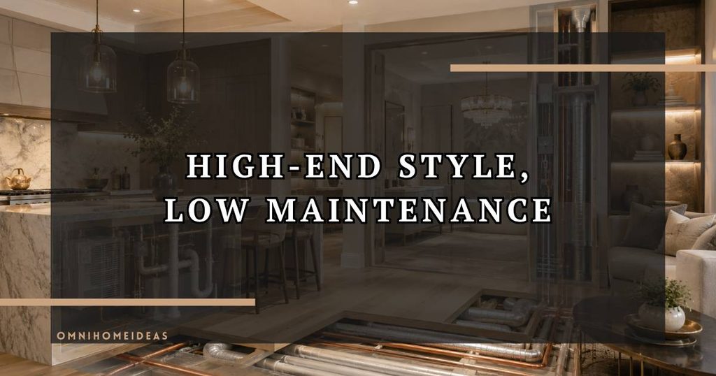 How To Balance High End Home Aesthetics With Everyday Maintenance