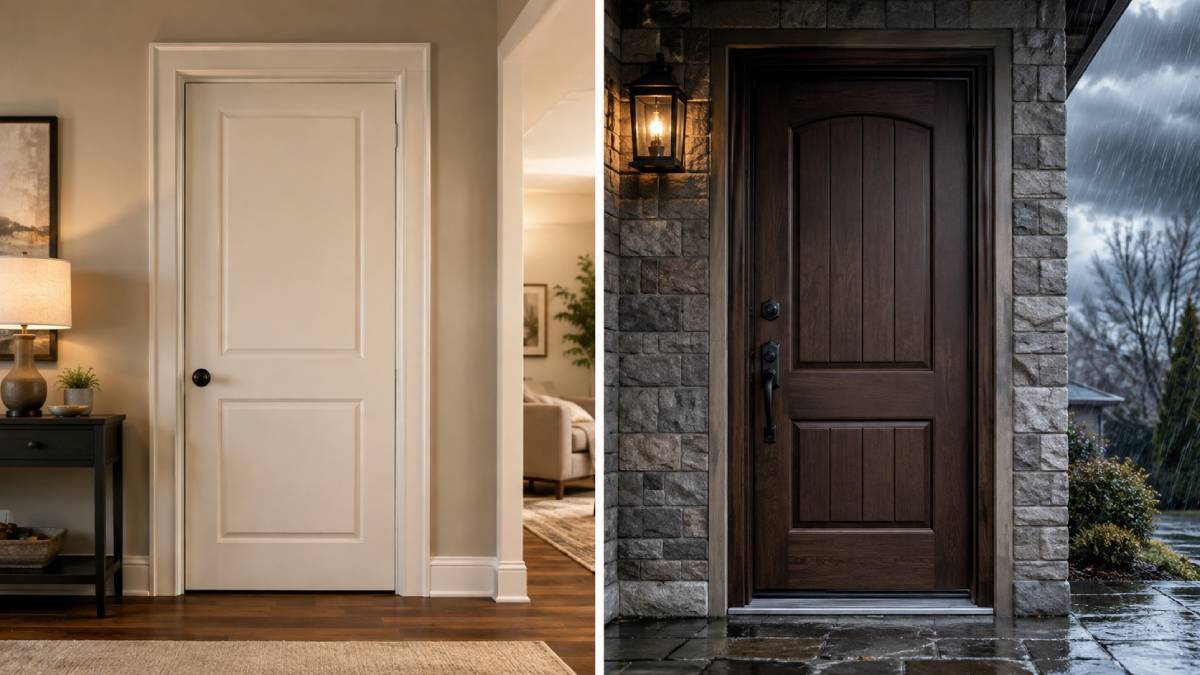 Interior Versus Exterior Doors