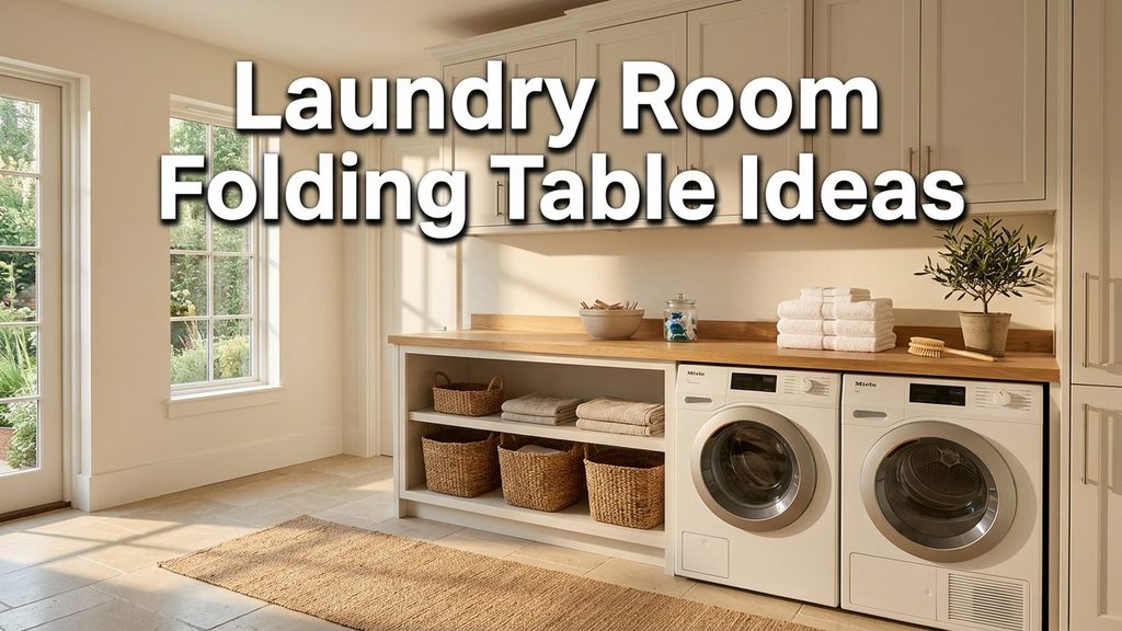 Laundry Room Folding Table Ideas Featured