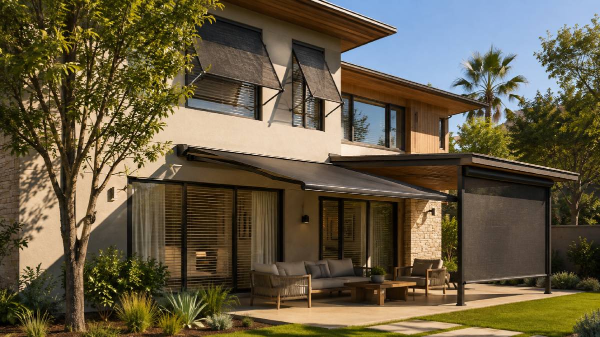 Select Exterior Shade Before Interior Heat Control