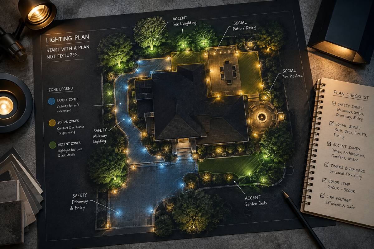 Start With A Lighting Plan, Not Fixtures
