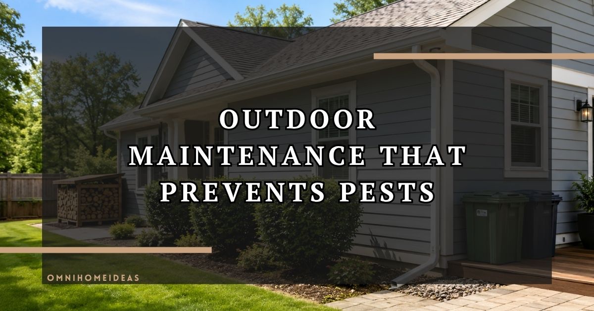 The Outdoor Maintenance Tasks That Quietly Prevent Pest Problems